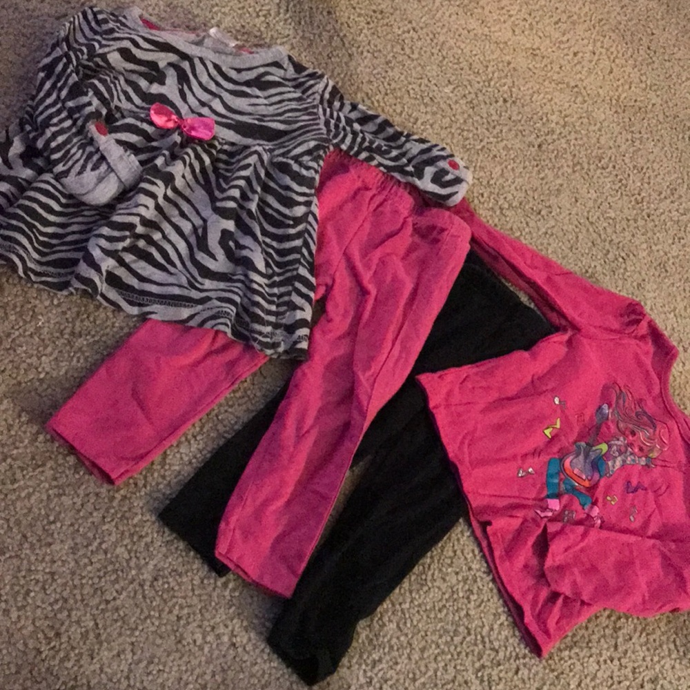 Leggings and long sleeves